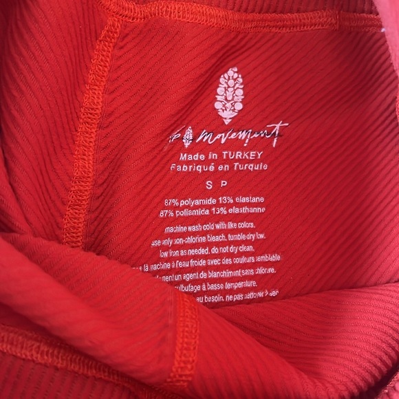 FP Movement Burnt Orange Leggings Size: Small - Picture 4 of 7